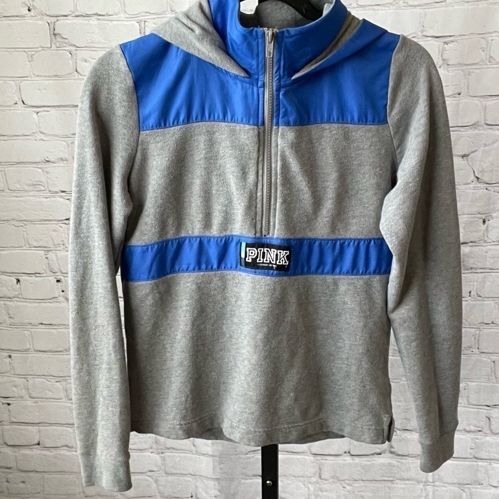 Victoria's Secret Pink Quarter Zip Hoodie Size XS